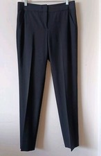 Giorgio Armani Collezioni Womens Black Virgin Wool Dress Pants Size 8