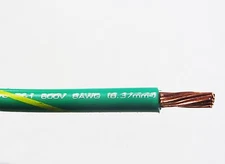 MTW 8 GAUGE AWG GREEN/YELLOW STRIPE 19 STRANDS COPPER GROUND WIRE 1000' FT USA