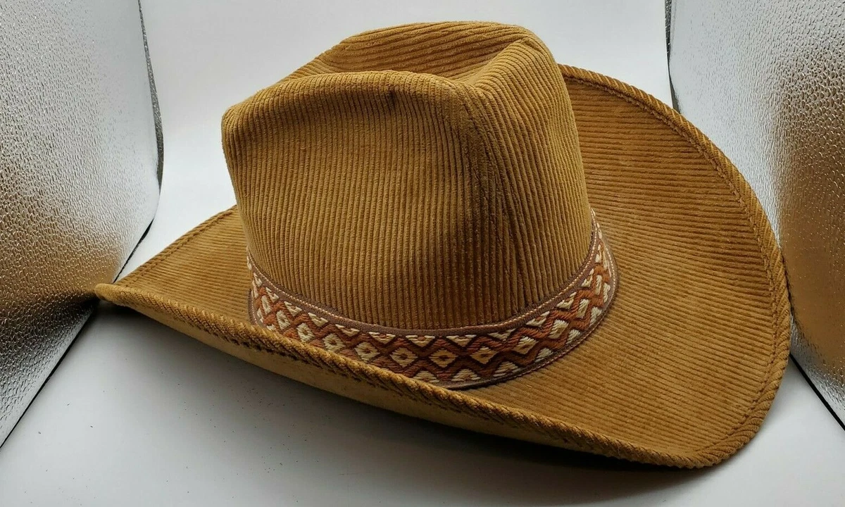 Dorfman Pacific Co Inc Cowboy Hat Vintage Studs NOS Never Worn Feather