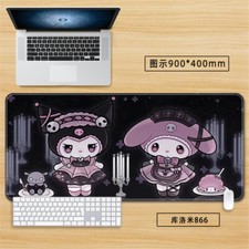 Anime Kuromi 15'' 16'' Mouse Pad Desk Mat Cute Thickened Large Game Mouse Mat