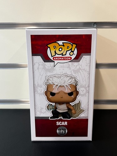Funko POP! Animation: Fullmetal Alchemist Brotherhood #1179 - Scar w/ Protector! - Picture 2 of 4
