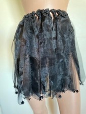 Black Dance Skirt - Chiffon Ribbons tied onto elastic band