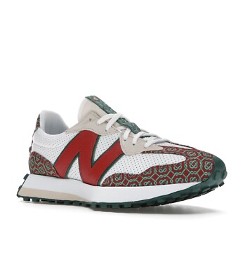new balance 327 Casablanca red Monogram