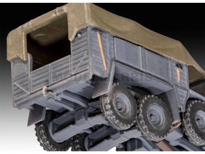 REVELL 03344 1/76 Krupp Protze KFZ 69 with 3,7cm PaK - Immagine 4 di 4