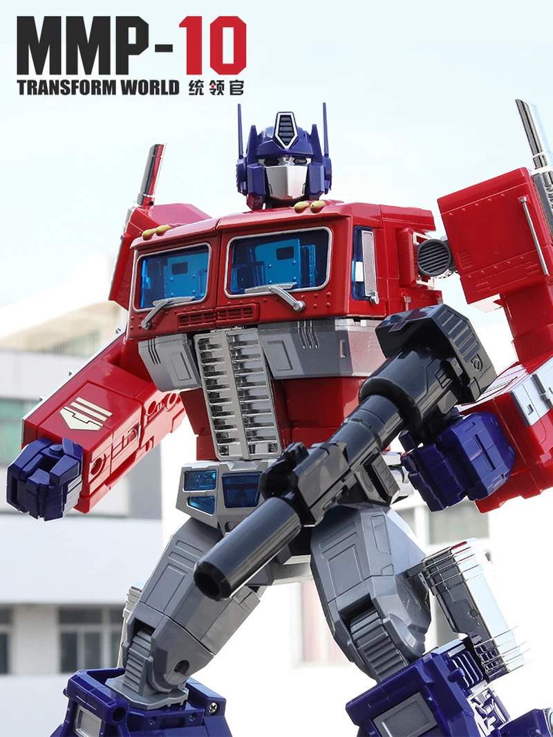 YX Transformation Robot G1 MMP-10 Optimus OP Metal Part Eye Light Oversize Anime