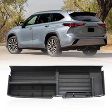 For 2020-2024 Toyota Highlander Trunk Organizer Insert Cargo Hatch Storage Box