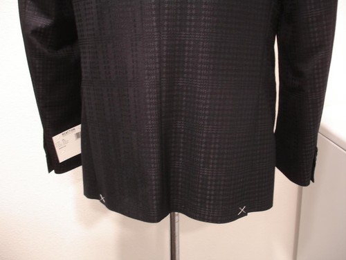 Mens 40R Kenneth Cole Reaction Evening Jacket Smoking 1-Button Blue Shawl Collar - Picture 6 of 15