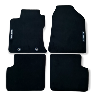 1 Set Car Floor Mats For Toyota Corolla 19-23 Non-slip Velour Front Rear Auto Floor Carpet Liners Rugs - Foto 2