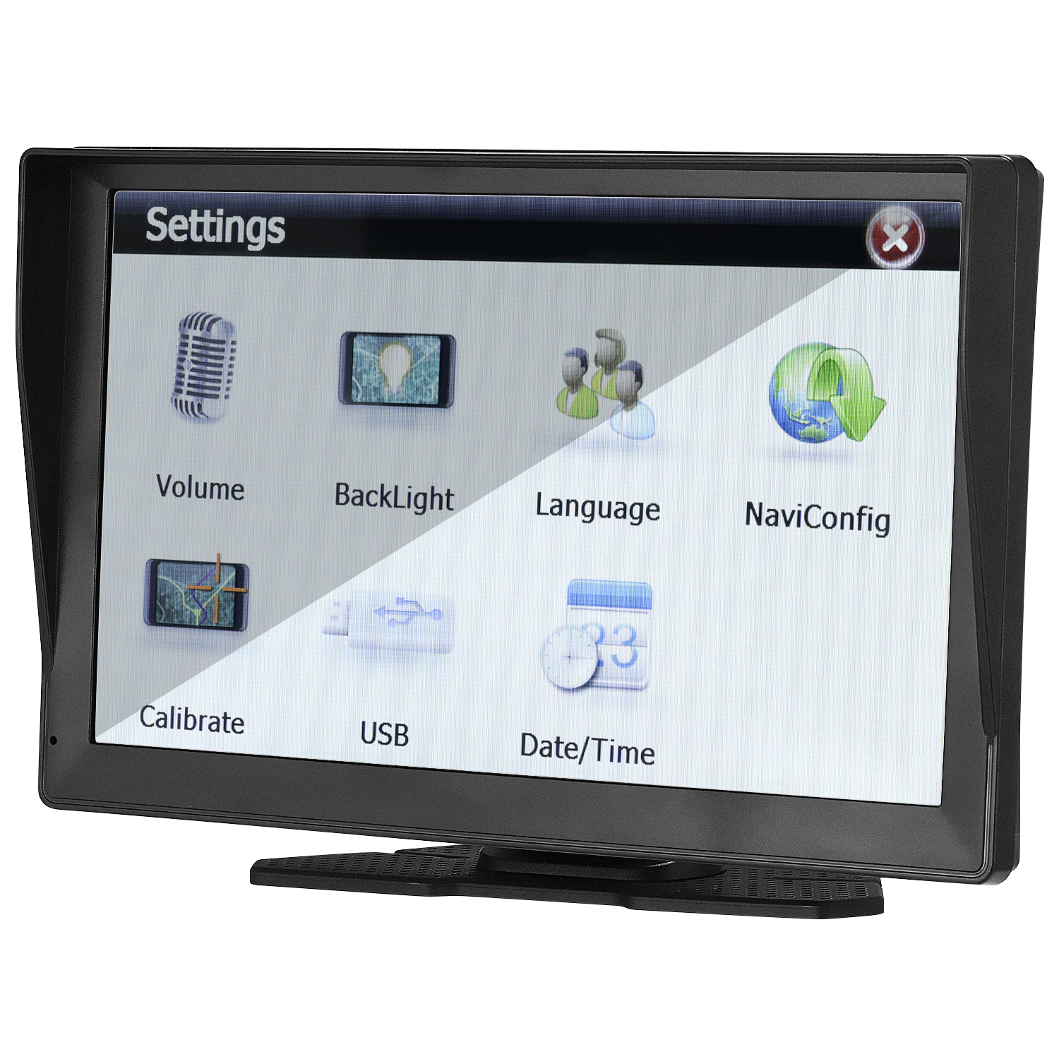 9" Car Truck Sat Nav GPS Navigation 8GB Free Lifetime UK/EU Maps Touch