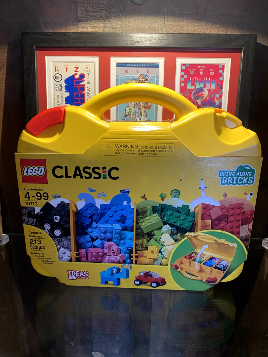 Lego Classic 10713 Creative Suitcase 213 Pieces Bring Along Building Toy Bricks