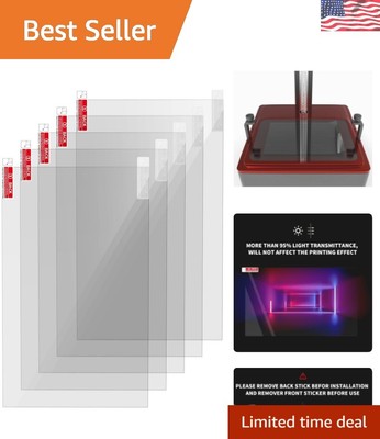 5PCS Resin LCD Screen Protector for Creality Halot Mage - Easy Installation Kit