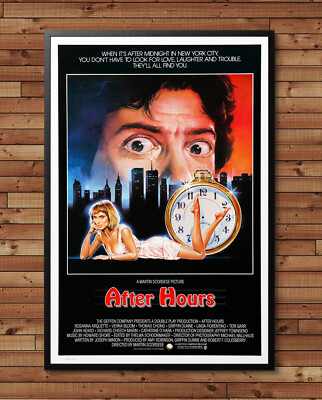 Movie Poster After Hours 1985 24x36 inch Glossy M8506