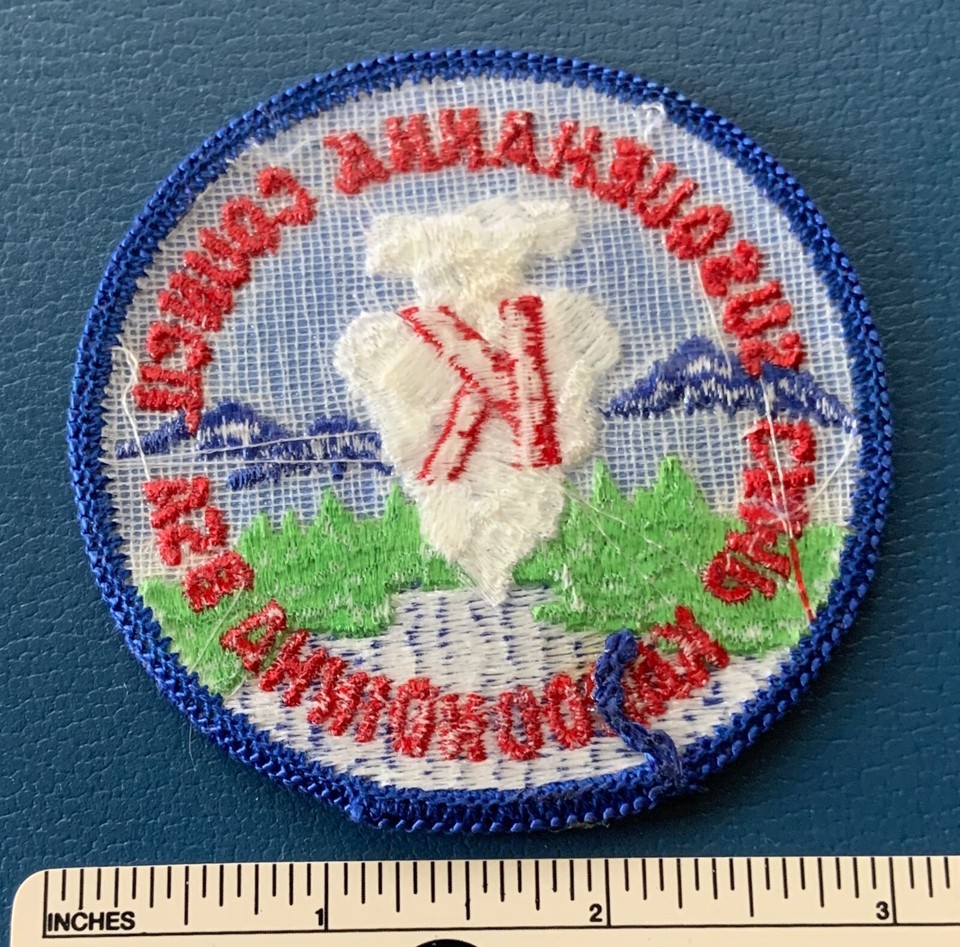 Vintage 1970s CAMP "K" KAROONDINHA Boy Scout PATCH Susquehanna Council