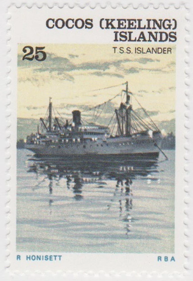 (AI19) 1976 AU Cocos envía 1c a $1, 12 sellos OW20-31 Foto 4 de 4