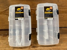  2 Plano 3500 Series Double Sided Stowaway Adjustable Tackle Box 350022