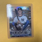 2025 Bowman Chrome Aaron Judge Hobby Stars Chamber Of Cards #HS-11 Refractor