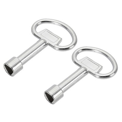 3''x1.8'' Triangle Spanner Key, 2Pcs Universal Triangular Cabinet Keys