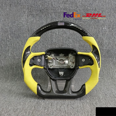RPM Steering Wheel LED Carbon Fiber For Dodge Charger Hellcat SCATPACK SRT 15-23
