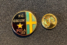 GRION POLA FG CALCIO DISTINTIVO CALCIO SPILLA BADGE FUTBOL FOOTBALL