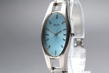Vintage 1998 Exc 5 Seiko Alba Deua Y151-5D70 Blue 21mm Quartz Men's Watch