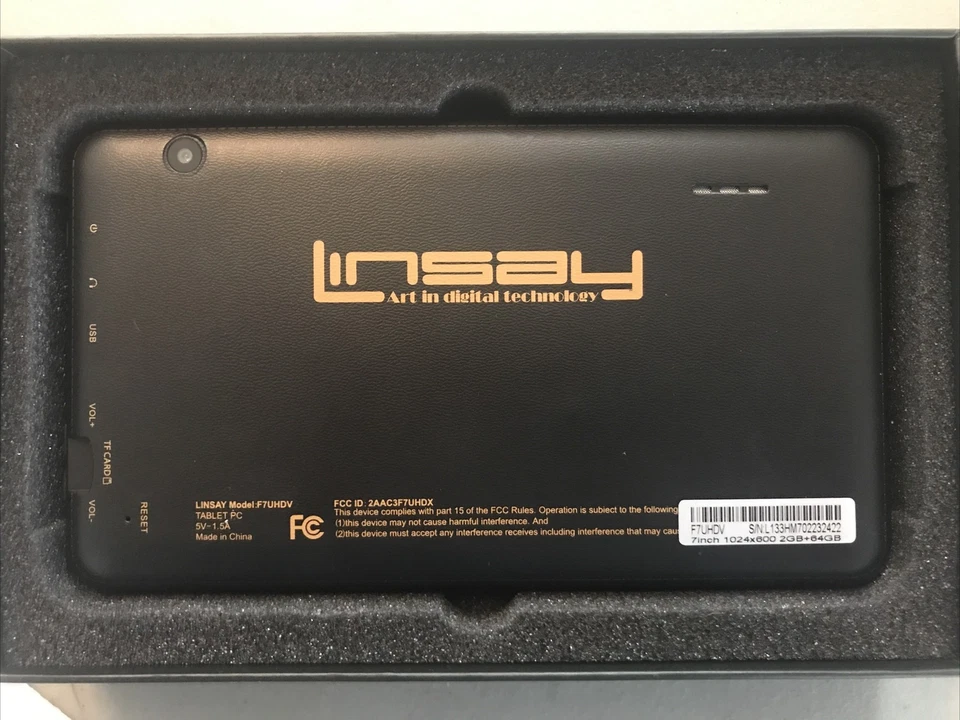 Linsay 7" Touchscreen Tablet Jelly Bean Operating System - OPEN BOX - Image 4 of 4