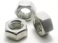 M8 M10 M12 HEXAGON FULL NUT HEX NUTS A2 STAINLESS STEEL DIN 934