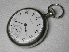 Elgin 7J 18S Pocket Watch Philadelphia Slot Right Case Running SN 16449757 1912
