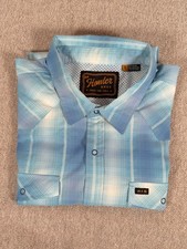Howler Bros Mens H Bar B Tech Vented Snap Longsleeve Shirt Andros Blue XL NWT