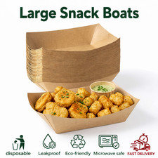 Kraft Paper Cups 12oz Disposable French Fries Holder Chip Cones Charcuterie Cup