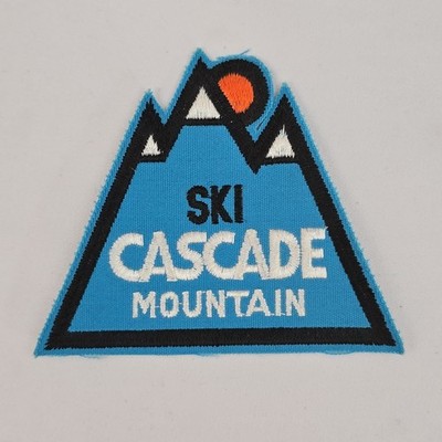 Vintage Ski Cascade Mountain Patch Wisconsin Not A Reproduction