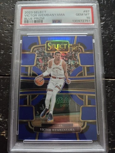 2023 Select Victor Wembanyama Blue Prizm PSA10