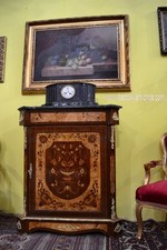 Credenza stile Napoleone III con piano in marmo