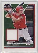 2022 Panini USA Baseball Stars & Stripes Materials Braden Holcomb #USAM-BH 0rd2
