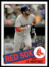 2020 Topps 1985 Topps 35th Anniversary J.D. Martinez #85-16 Boston Red Sox