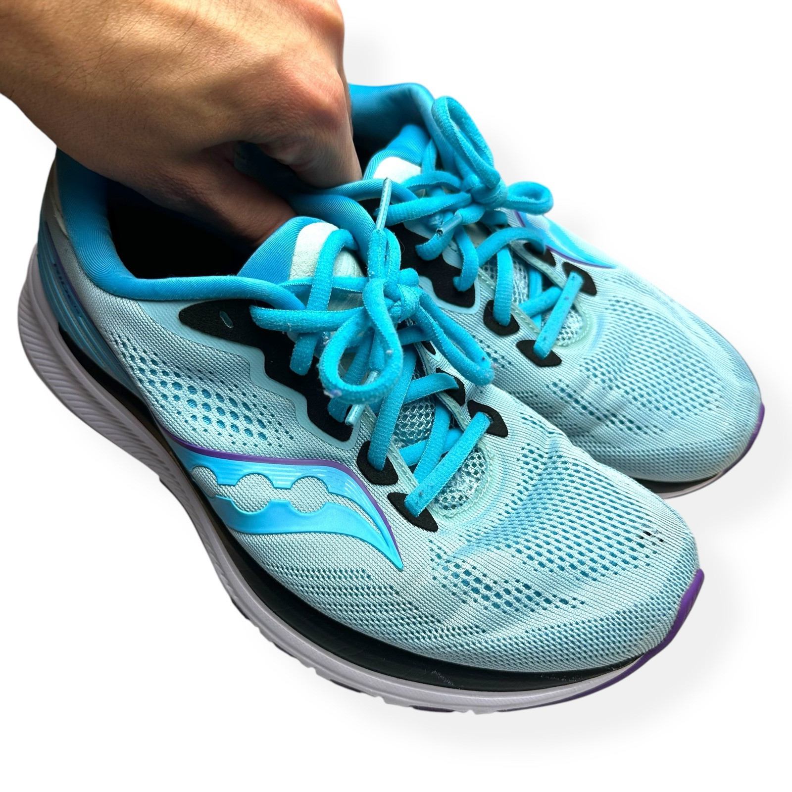 Saucony Ride 14 Women’s Running Sneakers Powder Blue S10650-20 Size 9 thumbnail 7