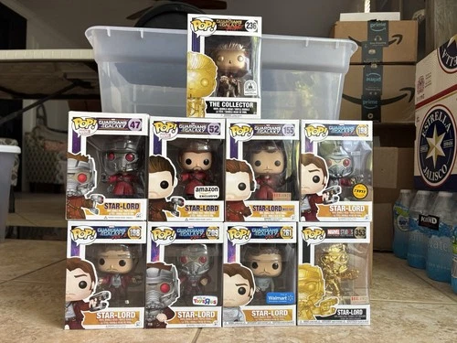 Funko Pop! Vinyl Star-Lord & The Collector Guardians of the Galaxy Exclusive Lot