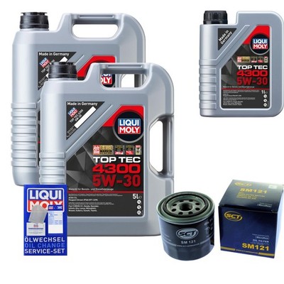 SCT Ölfilter 11 L Liqui Moly Top Tec 4300 5W-30 für Hyundai i30 FD 1.4