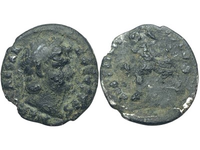Schwarz, denatio del limes, ca. 65-66 n. Chr. [ROM_3689]