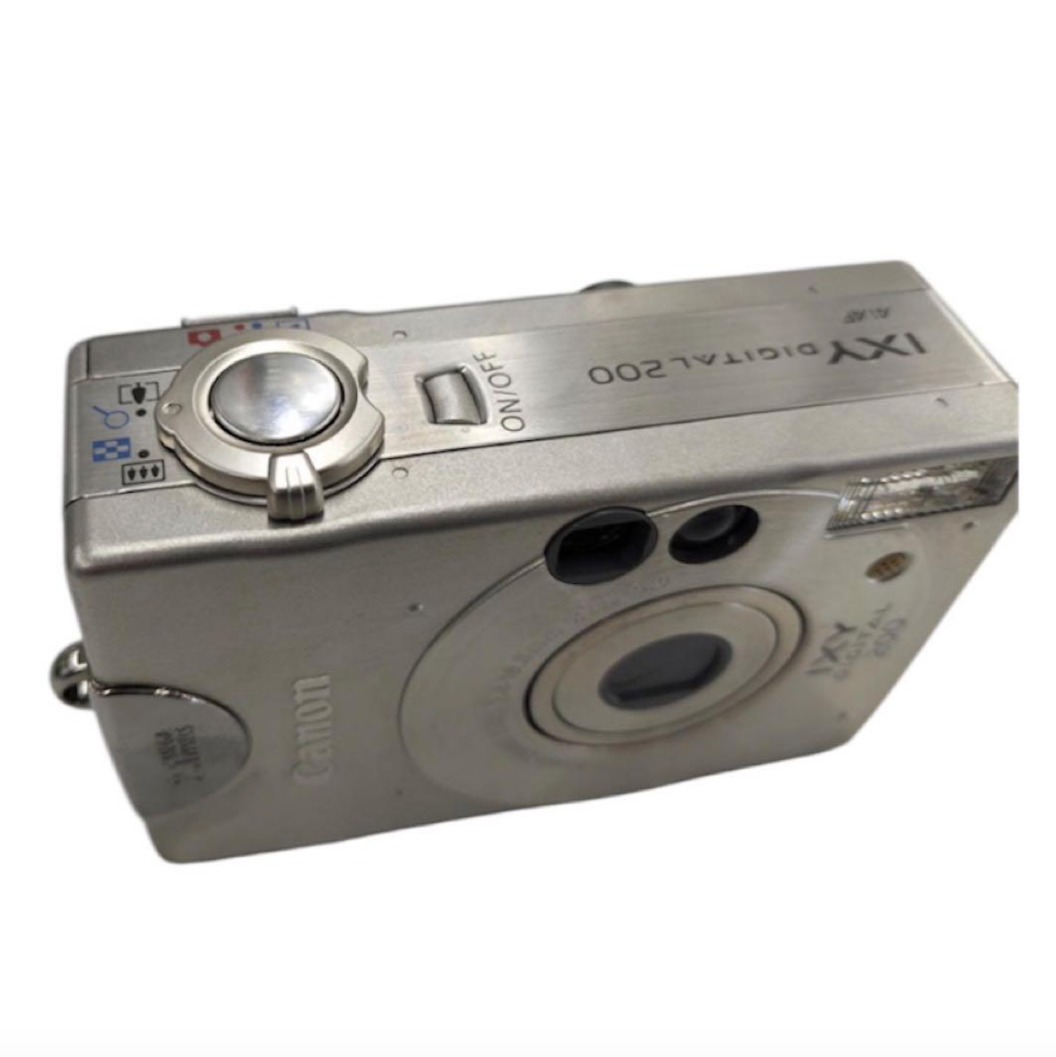 Canon IXY 200 Digital Camera 20MP 32x Zoom Silver PowerShot Free