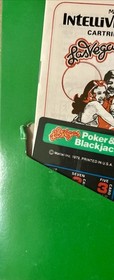 Intellivision Las Vegas Poker Blackjack Tested Working Complete In Box CIB