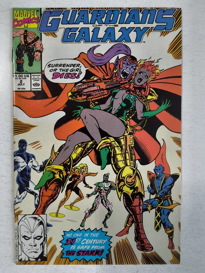 Lote (60) Guardianes de la Galaxia #1-62 casi nuevo en muy buen estado muchas primeras aplicaciones 1990 alto grado  Foto 3 de 4