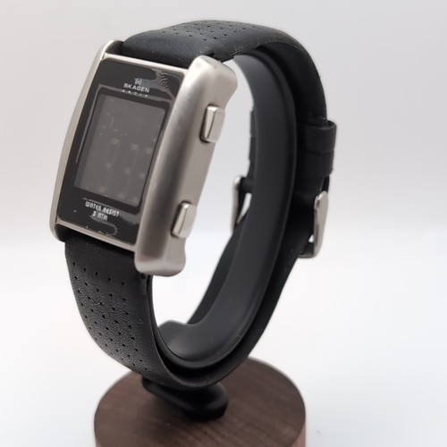 Vintage Skagen A24USLB Activ Square Uhr Original Lederband, Dänemark - Bild 2 von 10