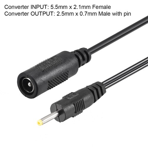 Adaptateur De Prise 5.5x2.1mm Vers 4x1.7mm - 2 Pièces De 15cm - Uxcell