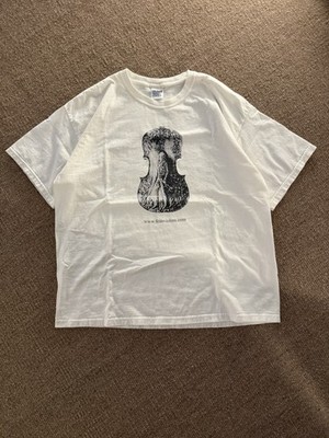 Vintage 90s Fein Violins Stringed Instruments Classical Music Art T-Shirt - XL