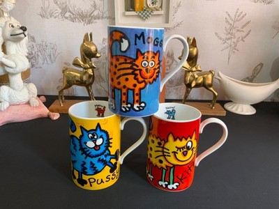 Dunoon Moggies Tasse Jane Brookshaw Design Scotland Multi Angebot 4 verfügbar