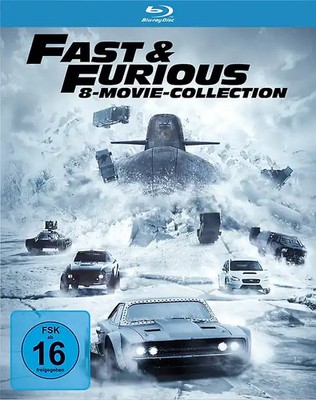 Fast & Furious - 8 Movie Collection [8 Discs]