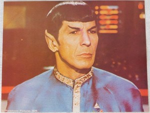 Vintage 1975 Star Trek Mr Spock Movie Publicity Press Photos Poster 9 x 8