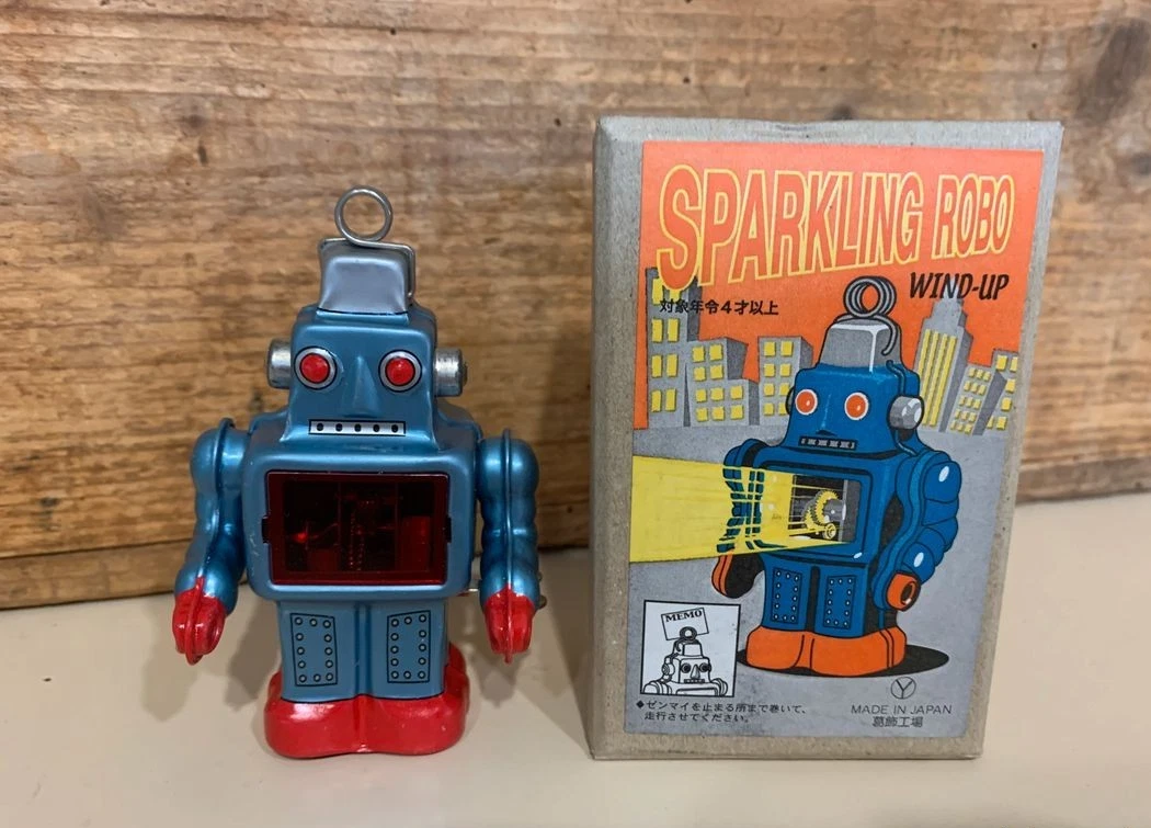 Vente Robot mécanique en métal, tôle et fer blanc : robot mécanique