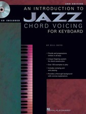 An Introduction to Jazz Chord Voicing for Keyboard 2nd Edition Piano Book  CD