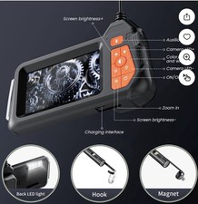 EFUTONPRO M40 Endoscope Camera 2M (6.5FT) LCD Display Industrial Inspection